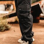 Calça Cargo Reta – Chumbo