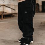 Calça Cargo Reta – Preta