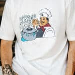 Camiseta 'Cooking Drip' - Off White